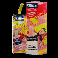 Электронная сигарета ICEBERG XXL 6000 Клубнично Банановый смузи